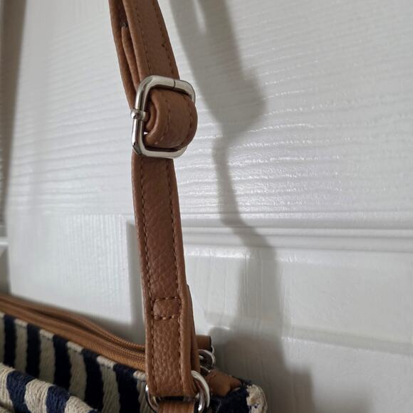 Rosetti Zuma Lizzie Shai Mini Crossbody Navy & White Canvas - Picture 12 of 13